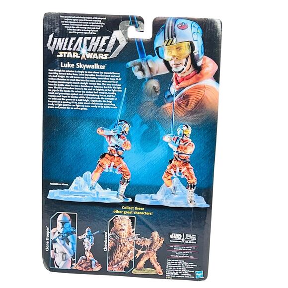 Star Wars Unleashed Luke Skywalker Series 7 Action Figure X-Wing Pilot Suit New - Picture 2 of 13